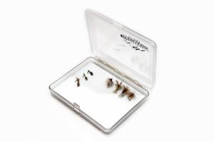 Small clear magnet fly box